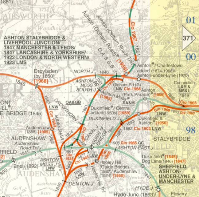 Map Cobb Guide Bridge area