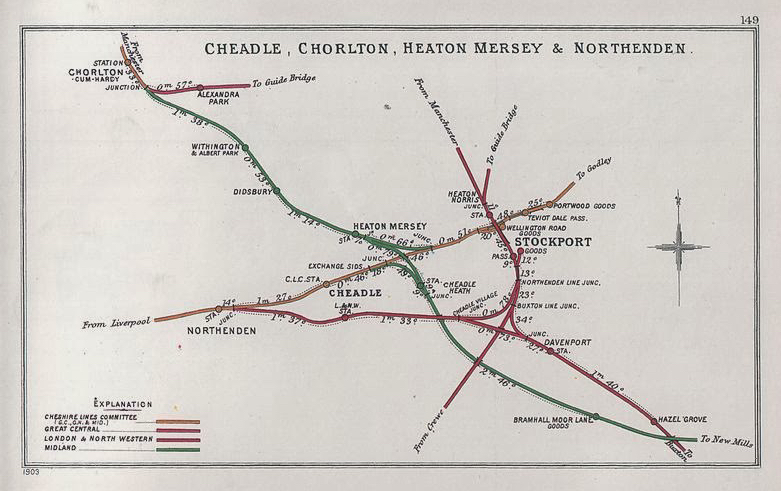Heaton_Mersey rail map